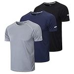 frueo 3 Pack Men's Workout Running 