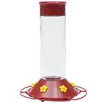 Perky-Pet 209B Our Best Glass Hummingbird Feeder, Red, 30 OZ