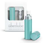 Uberlube Silicone Lube - Aqua Travel Kit 15ml Unscented Silicone Lubricant Personal Lubrication - Latex-Safe Sex Lube Liquid for Couples, Flavorless, Anal Lube, Works Underwater - 15ml Aqua