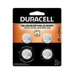 Duracell - 2016 3v Lithium Coin Battery - 4 Count- Long Lasting Battery