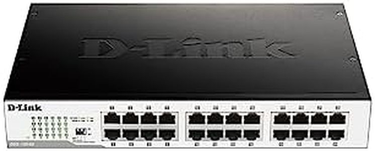 D-Link DGS-1024D Switch 24 Ports Gigabit Metallique 10/100/1000mbps - Idéal Partage de Connexion et Mise en Réseau Small/Home Office