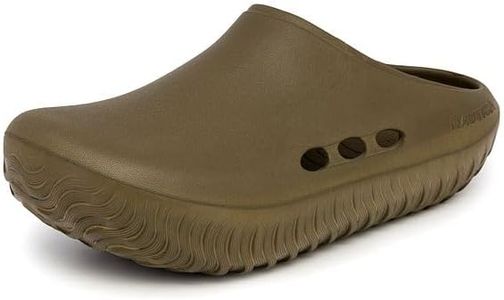 Nautica Men Garden Clogs Slides Slip Resistant Quick Drying Outdoor Indoor Shoes Cushioned Sandals with Arch Support-Declan-Olive-Size 11