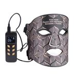 JVSURF LED Face Light Therapy Mask for Skin Rejuvenation, Flexible Silicone and Portable Red Light Therapy Mask for Home Face Masks Skincare