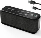 Portable White Noise Machine for Adults Kids with 42 Soothing Sounds, Rechargeable Travel Sound Machine, Rain & Ocean Sounds, Auto-Off Timer & 8-Level Volume Control