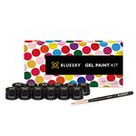 Bluesky Gel Nail Paint Kit With 12 Colours and 1 Nail Art Brush