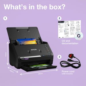 Epson FastFoto FF-680W High-Speed Photo & Document Scanner – Wireless