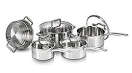 T-Fal Silver 9pc Set G707S974