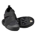 SHIMANO SH-IC100 High Performance Indoor Cycling Shoe, Black, 14-14.5 Women/11-11.5 Men