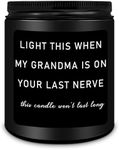 HOMSOLVER Gifts for Grandpa, Grandpa Birthday Gifts from Grandkids, Grandpa Christmas Thaksgiving Gifts, Grandpa Fathers Day Anniversary Retirement Gifts from Grandkids - Grandpa Candles Gifts