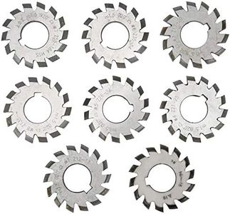 8Pcs Gear Cutter High Speed Steel Milling Cutter 20° Pressure Angle Cutting Tool Industrial Supplies M1.5 5mmx6mm