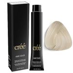 Cree Professional Permanent Hair Color, 100ml - 3.4 fl.oz. (Ultra Ash Super Lightener 901s)