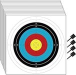 30 PCS Archery Target Paper with 4 