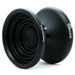 YoyoFactory BULLSEYE Yo-Yo - BLACK (Metal Yoyo Great For DNA Tricks, String, Ball-Bearing & Instructions Included)