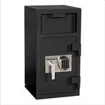 SentrySafe DH-134E Solid Steel Depository Safe, Black