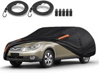 QUYDDC Special Full Car Cover Fit for Subaru Outback 2005-2024, Ultra Heavy 600D Oxford Cloth, Can Withstand Summer Sun Exposure and Winter Snow, Rain, Dust, and UV Protection All Weather, Black