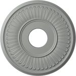 Ekena Millwork CM15BE 15 3/4-Inch OD x 3 7/8-Inch ID x 3/4-Inch Berkshire Ceiling Medallion