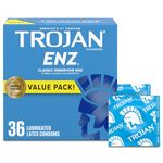 Trojan Condom ENZ Lubricated, 36 Count