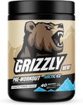 GRIZZLY PRE-WORKOUT ARCTIC ICE, Strength, Power, Focus, Caffeine, Citrulline, Beta-Alanine