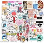 100PCS Doctor Stickers, Medical Equipment Stickers Aesthetic Decals Vinyl Waterproof Doctor Appreciation Gifts Stickers for Water Bottle Laptop Luggage Skateboard Snowboard Scrapbook Phone Gifts