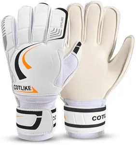 COTLIKE Soccer Goalkeeper Gloves - Soccer Goalie Gloves for Kids Boys Girls Youth & Adult, 4+3MM Super Grip Latex Football Goalie Gloves, Guantes De Portero for Training & Match