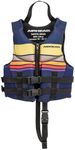 Airhead Santa Cruz Life Vest Child Size Navy L70, Fits >33-55 lbs.