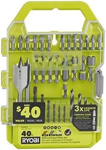 Ryobi A98401 Drill and Impact Drive Set 40 pc