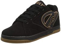 Heelys Propel 2.0 Skate Shoe (Little Kid/Big Kid),Black/Gum,6 M US Big Kid