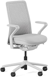 Branch Verve Chair - High Performance Executive Office Chair with Contoured Seat Back and Adjustable Lumbar Rest - High Density Foam Cushion with Aluminum Base - Up to 275 lbs - Mist