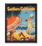 Poster Master Travel Poster - Vintage California Wall Art - Mid Century Art - Nature Wall Art - 8x10 Unframed Wall Art Poster - Great Wall Decor Gift for Home, Office, Living Room