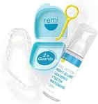 Remi Essentials Bundle: Two Custom Mouth Guards + Dual Action Whitening/Cleaning Foam + Easy Mouthguard Removal Tool