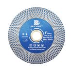 Diamond Porcelain Tile Saw Blade - BRSCHNITT 105mm Super Thin Diamond Cutting Grinding Disc with X Teeth Arbor 7/8“-5/8“ for Ceramic Tiles,Granite,Marble Angle Grinder Circle Saw Blade