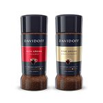 Davidoff Rich Aroma + Fine Aroma, Arabica, 200 gm Jar, Combo Pack, Powder