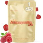 Ashwagandha Gummies – 1 Month Supply – Natural Raspberry Flavour – Ashwagandha High Strength – Vegan & Gluten Free