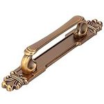 Wardrobe Door Handle,European Style Door Pull Handle with Back Plate,Rustic Barn Door Grab Antique Cabinet Pull Knobs Handles Barn Shed Toilet Door Sliding Handles for Home,11x1.7x2.2inch