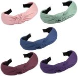 VELSCRUN 5 Pack Satin Boho Headband