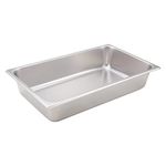 Winco 4-Inch Pan, Full, Stainless Steel
