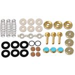 BQLZR Trumpet Piston Valve Repair Kit Springs Felt Washer & Trumpets Finger Button Set