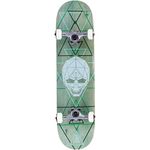 Enuff Skateboards Geo Skull Complete Skateboard, Adult Unisex, Green (Green), 8"