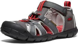 KEEN Unisex-Child Seacamp 2 CNX Closed Toe Sandals, 5 Big Kid US, Magnet/Drizzle, 3 Big Kid