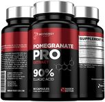 Pomegranate PRO 42,000mg Ultra Premium Pomegranate Supplement - 35x Concentrated & 90% Ellagic Acid – 90 Vegan Pomegranate Capsules Highly Concentrated