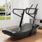 DELAVIN Curved Manual Treadmill, No
