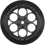 Pro-line Racing 1/10 Showtime Front Runner Front 2.2"/2.7" 12mm Drag Wheels (2) Black, PRO280303