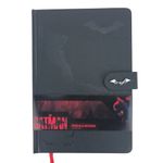 The Batman A5 Leather Notebook with Batsymbol Design - Official Merchandise (SR73653)