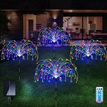 QOCNAM Solar Garden Lights, 4 Pack 