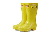 HUNTER Original Kids Giant Glitter Wellington Boots, Unisex Kids Boots, Yellow Illuminator, 22.2 cm