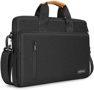 KIZUNA Laptop Bag Case 14 Inch Shoulder Messenger Sleeve Briefcase For15" Macbook air M2 2023/Lenovo Flex 14/14" HP EliteBook 840 G5/HP Pro 14 G3/Dell Latitude 7490 5490/15" Surface Laptop 3,Black