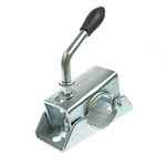 Maypole 48 mm Steel Split Clamp Suitable For 48 mm Jockey Wheels and Prop Stands Zinc Plate Finish, Silver