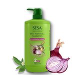 SESA Ayurvedic Anti Hairfall Shampoo For Dry And Frizzy Hair Reduces Hairfall Made With 6 Ayurvedic Herbs Paraben Free Shampoo - 1 L