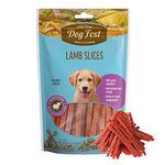 Barkbutler x Dogfest Lamb Slices, Puppy Training Treats-90g |100% Natural|0% Artificial Flavors, Colours or Preservatives|#1 Ingredient is Meat|Human-Grade|for All Puppies