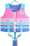 Gogokids Toddler Swim Vest Toddler Floaties Swim Vest for Kids 2-3-4-5-6-7-8-9 Years Old Swimming Pool Floats for Kids 30-50-70 Pounds Buoyancy Swimming Aid Floaties Boys Girls in Beach, Pool, Puddle